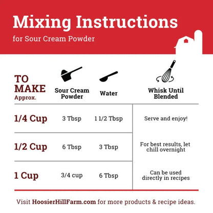 Hoosier Hill Farm Sour Cream Powder