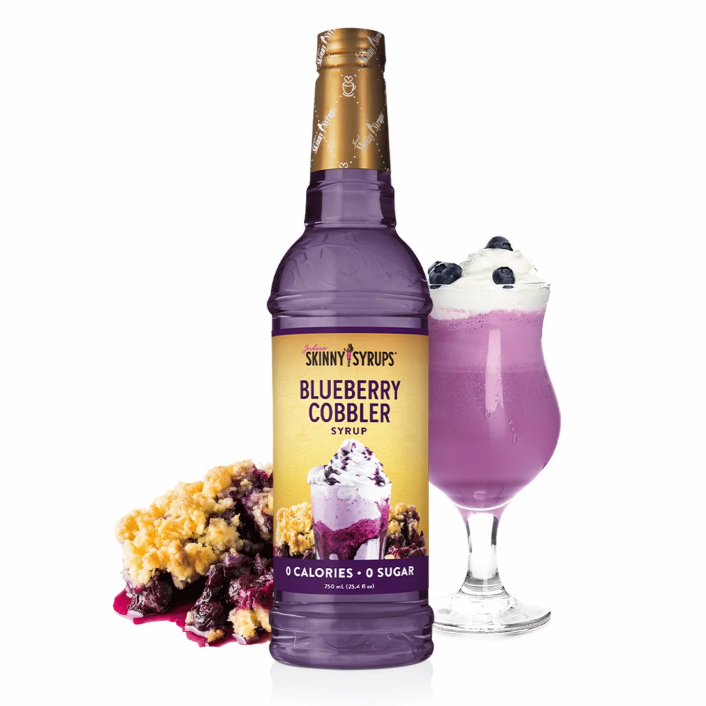 Skinny Mixes Sugar Free Blueberry Cobbler Syrup