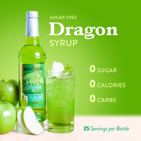 Skinny Mixes Sugar Free Dragon Syrup - Sour Green Apple Syrup