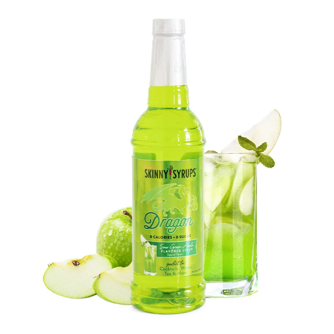 Skinny Mixes Sugar Free Dragon Syrup - Sour Green Apple Syrup