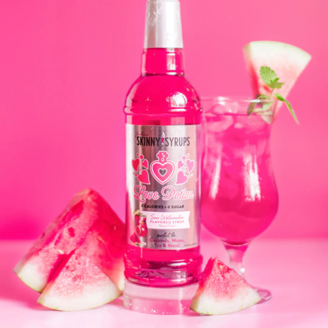 Skinny Mixes Sugar Free Love Potion Syrup - Sugar Free Sour Watermelon Syrup