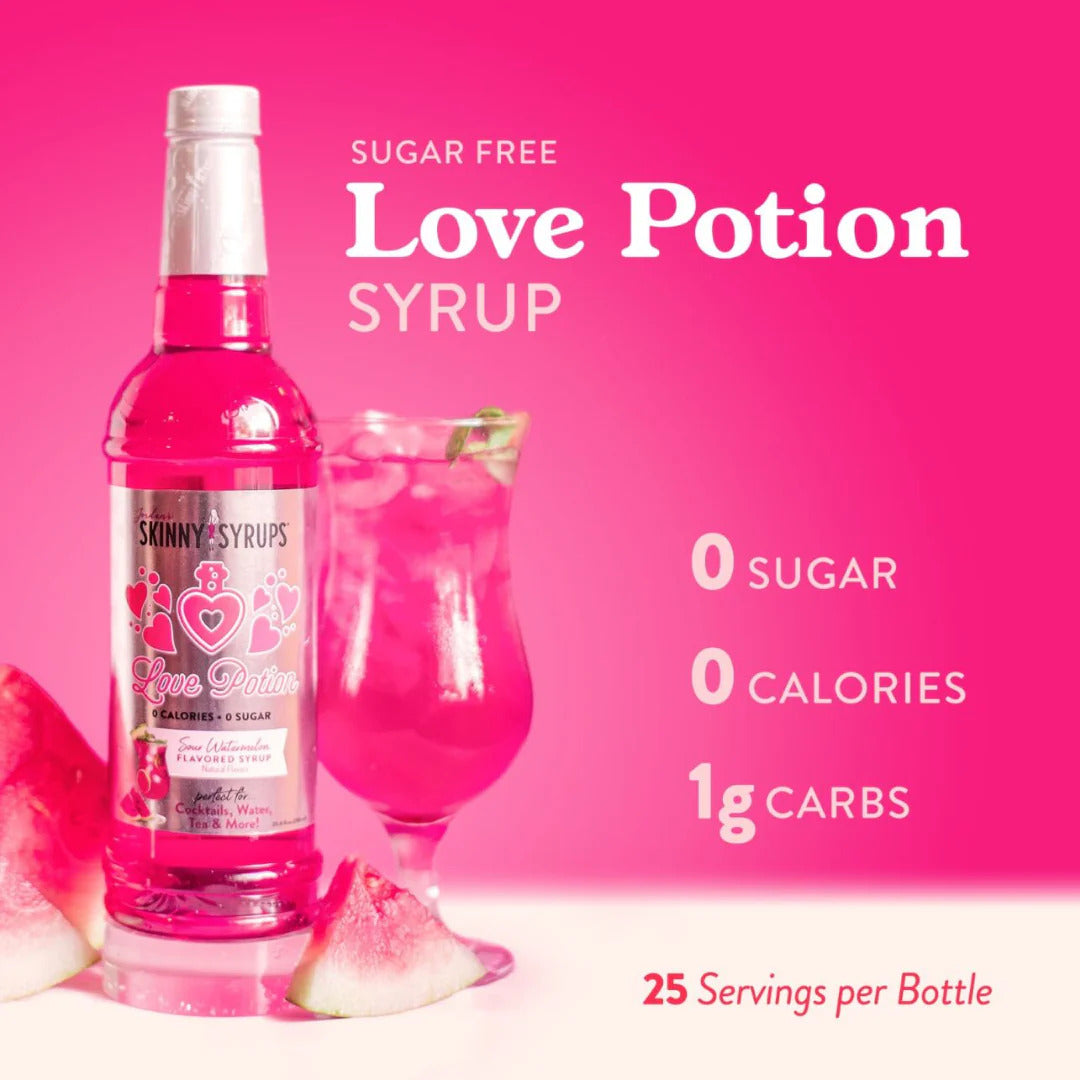 Skinny Mixes Sugar Free Love Potion Syrup - Sugar Free Sour Watermelon Syrup