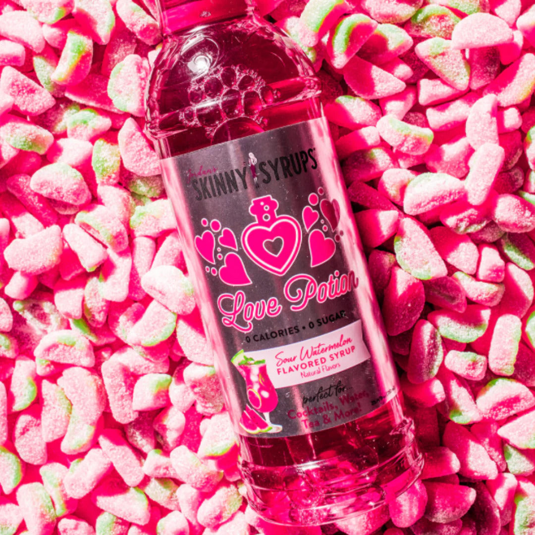 Skinny Mixes Sugar Free Love Potion Syrup - Sugar Free Sour Watermelon Syrup