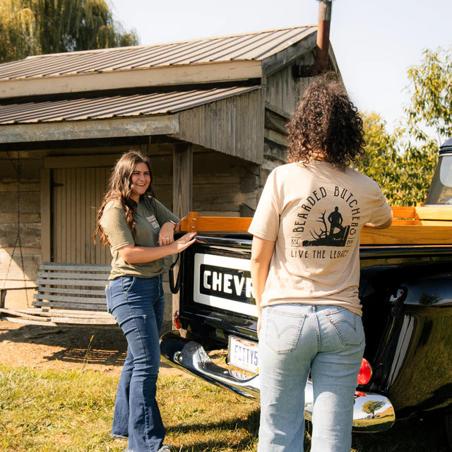 The Bearded Butchers Live the Legacy Mountain Landscape T-Shirts