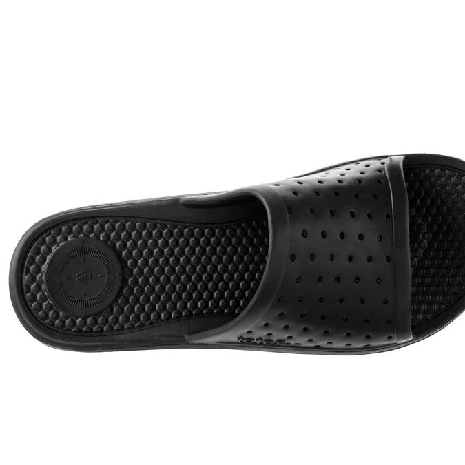 Totes Men's Perforated Ara Slide with Everywear Technology