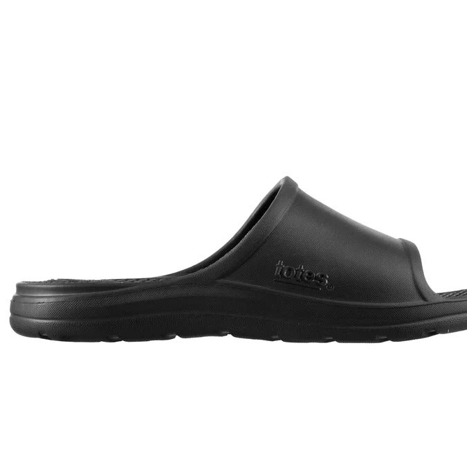 Totes Men's Everywear Sport Slide with Everywear Technology