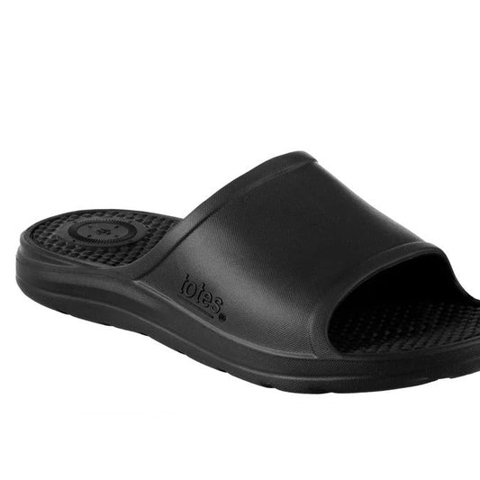 Totes Men's Everywear Sport Slide with Everywear Technology