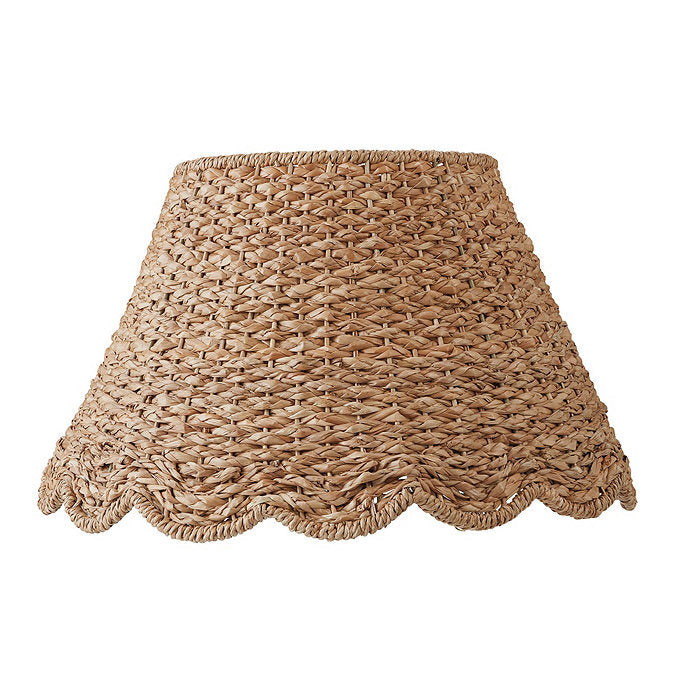 Ballard Designs Scalloped Seagrass Lamp Shade