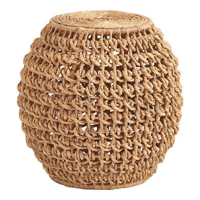 Ballard Designs Tulum Woven Garden Stool