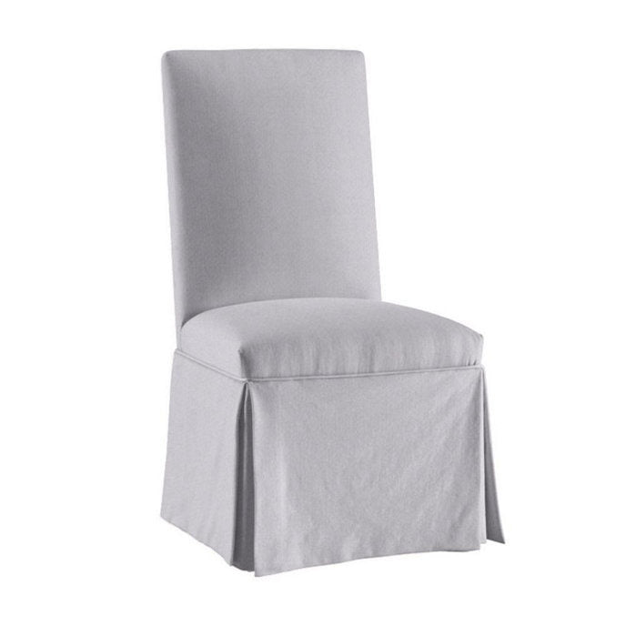 Ballard Designs Parsons Chair Slipcover Only - Everyday 10 oz. Linen Gray