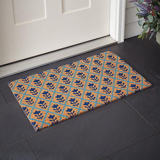 Ballard Designs Ditsy Floral Coir Mat