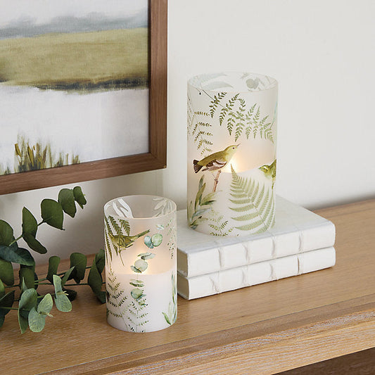 Ballard Designs Printed Flameless Indoor Candle