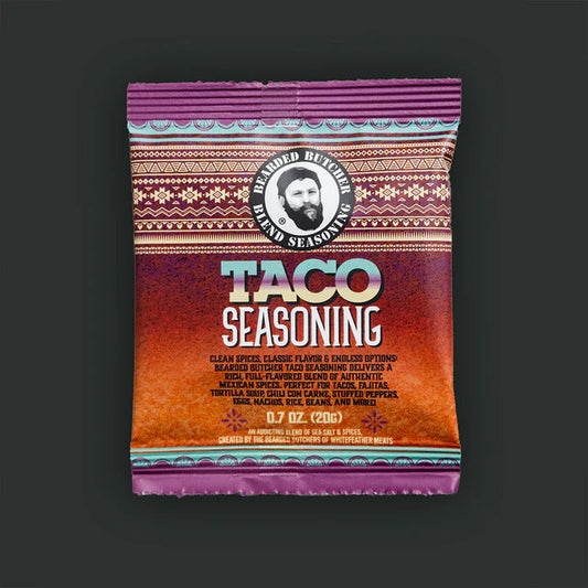 The Bearded Butchers Bearded Butcher Blend Taco Seasoning 7oz Large Shaker