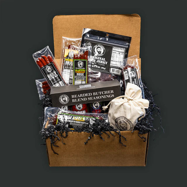 The Bearded Butchers RUDOLPH BUNDLE w/ Shakers, Snacks and Samples!