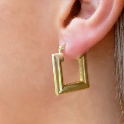 ARGENTO VIVO THE SQUARE HOOP