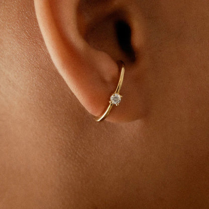 ARGENTO VIVO THE CZ EAR SUSPENDER