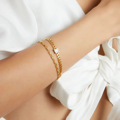 ARGENTO VIVO THE CURB CHAIN PAOLA BRACELET