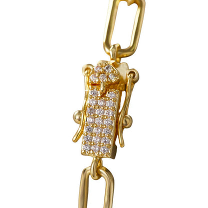 ARGENTO VIVO THE CZ CLIP BRACELET