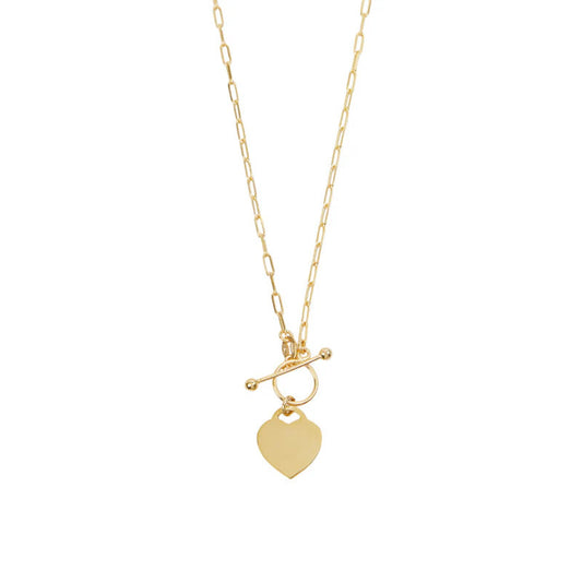 ARGENTO VIVO THE HEART TOGGLE NECKLACE