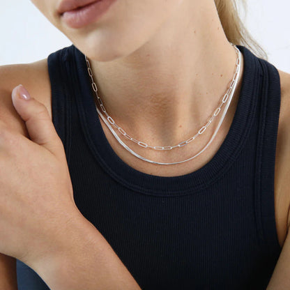 ARGENTO VIVO THE CLIP CHAIN NECKLACE