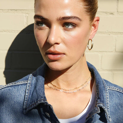 ARGENTO VIVO THE CLIP CHAIN NECKLACE