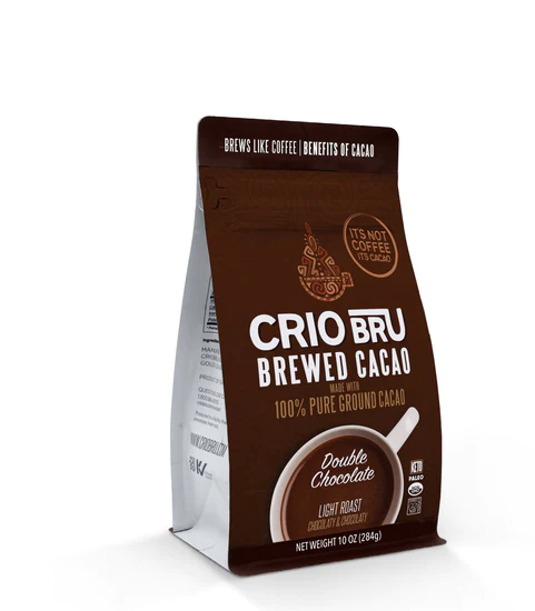 Crio Bru Mini 6 Cup Stovetop Espresso Maker Double Chocolate Welcome Starter Set