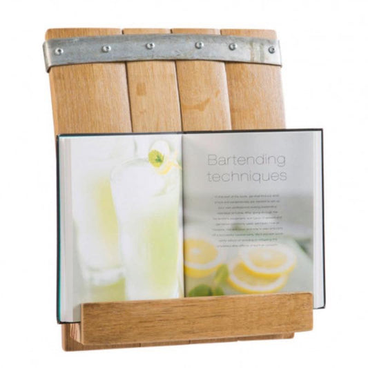 VivaTerra Barrel Stave Cookbook & iPad Stand