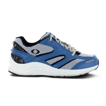 Apexfoot Men's Stealth Runner Active Shoe - V Last - White/Blue