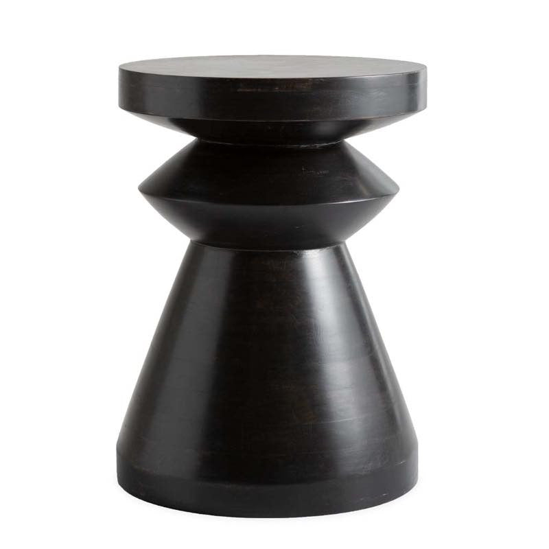 VivaTerra Black Chess Piece Side Table