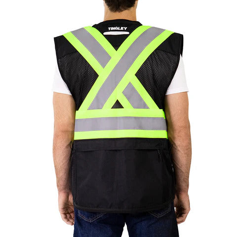 Tingley Class 1 Heavy Duty X-Back Surveyor Vest