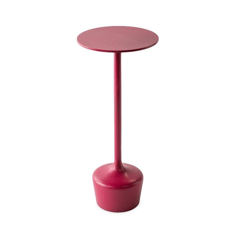 VivaTerra Outdoor Martini Table - Cranberry Temple