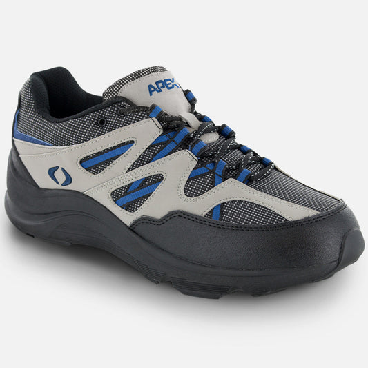 Apexfoot Men's Trail Runner Active Shoe - Sierra Gray/Blue