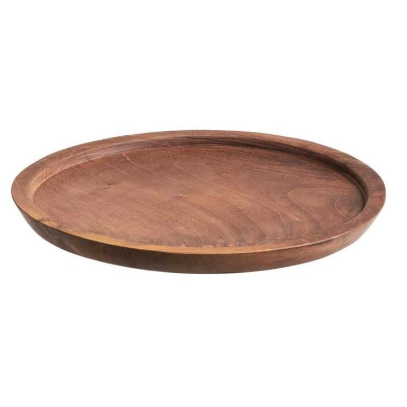 VivaTerra Chiku Teak Wood Tray, Small