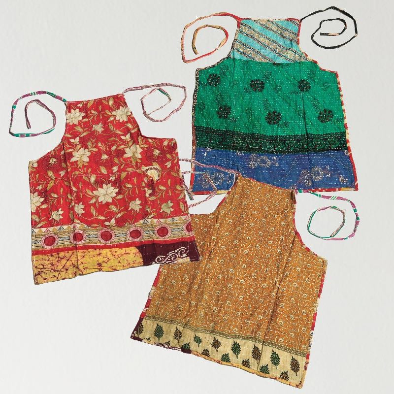 VivaTerra Kantha Full Apron