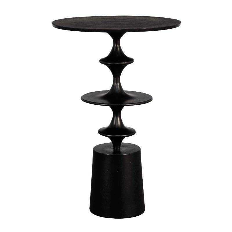 VivaTerra Flight Black Accent Table