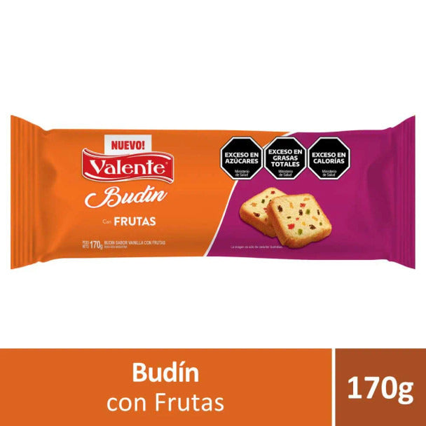 Pampa Direct Valente Budín with Frutas, Vanilla Flavor, 170 g / 0.37 lb
