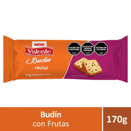 Pampa Direct Valente Budín with Frutas, Vanilla Flavor, 170 g / 0.37 lb