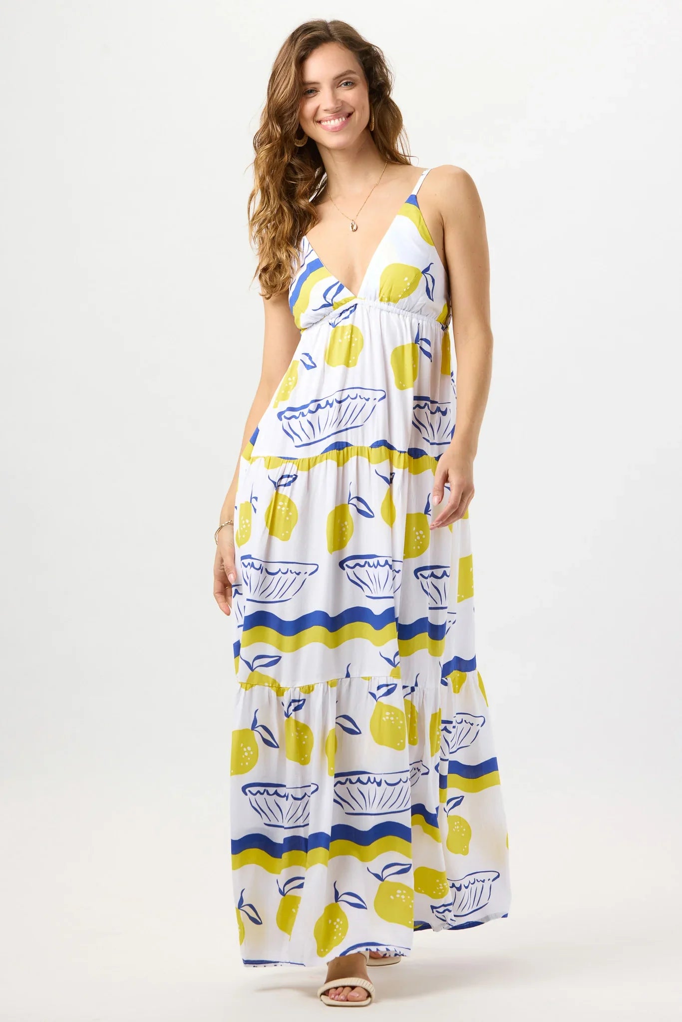 Tiare Hawaii Waikiki Maxi Dress - Amalfi Yellow