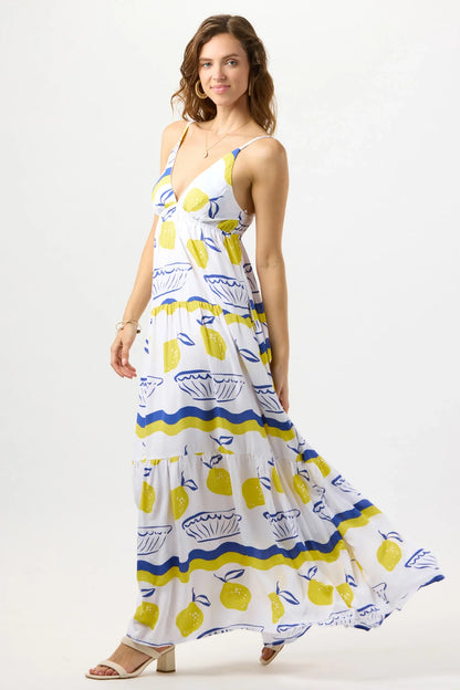 Tiare Hawaii Waikiki Maxi Dress - Amalfi Yellow