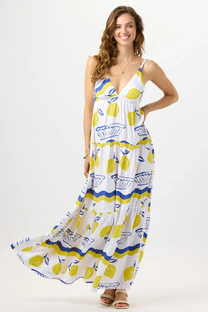 Tiare Hawaii Waikiki Maxi Dress - Amalfi Yellow