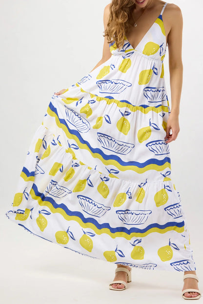 Tiare Hawaii Waikiki Maxi Dress - Amalfi Yellow