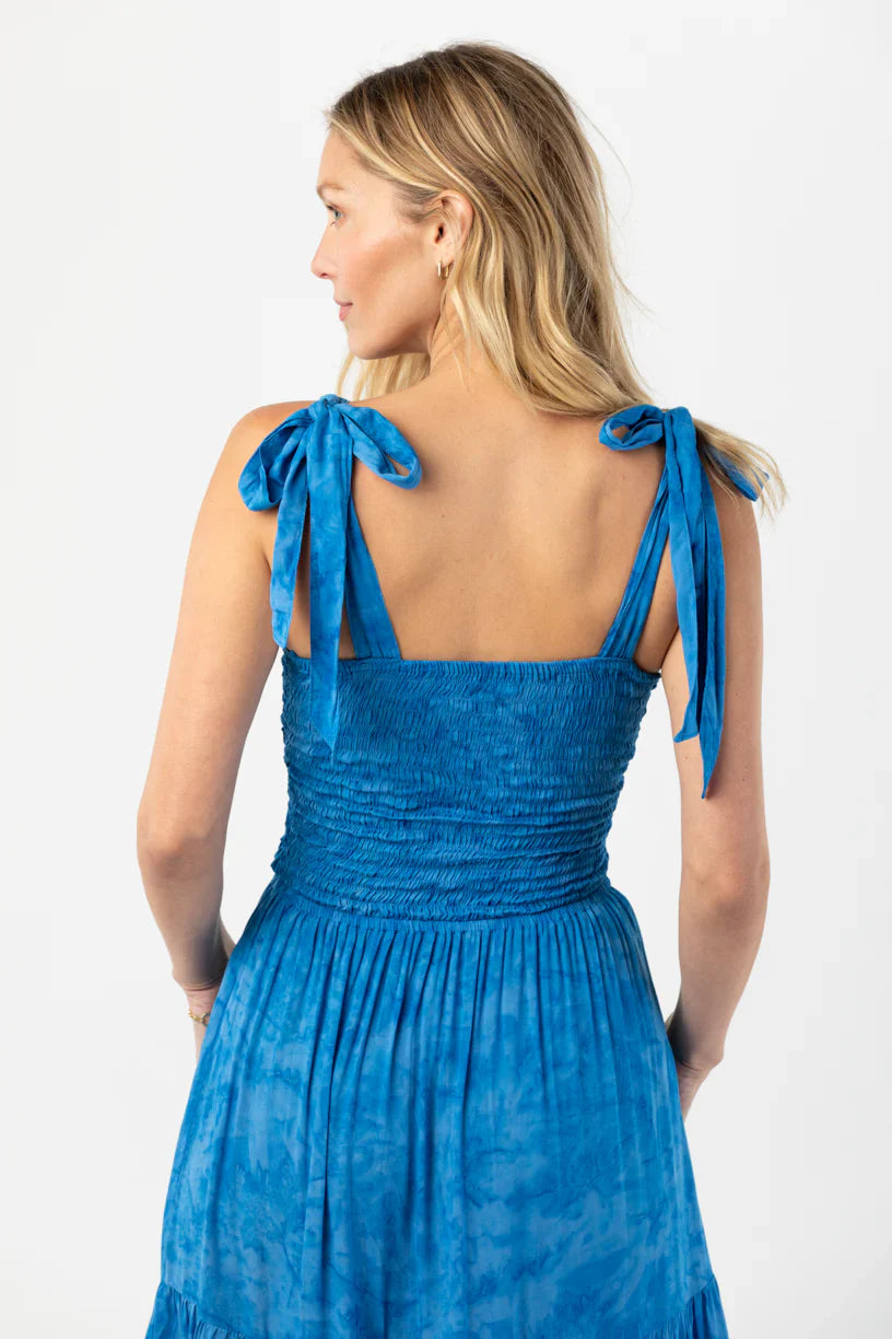 Tiare Hawaii Waverly Maxi Dress - Batik Salt Pacific