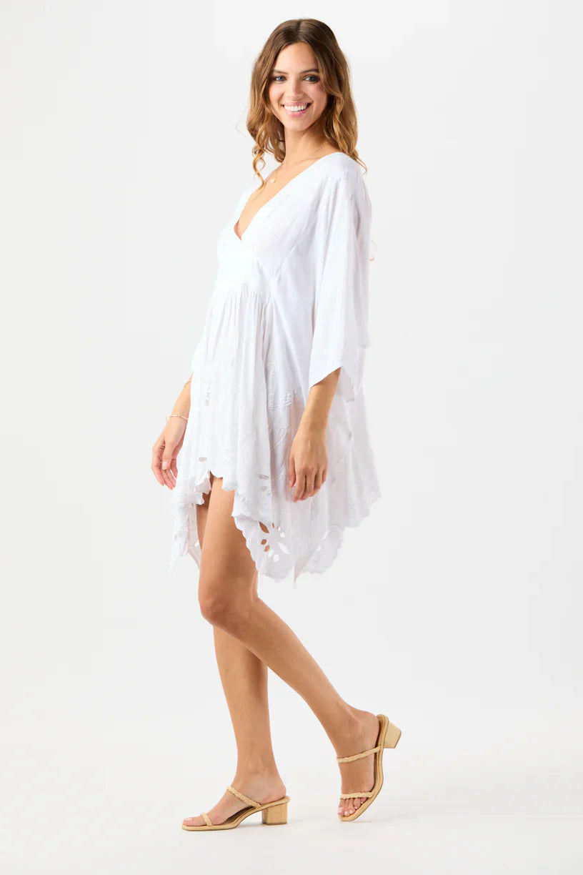 Tiare Hawaii Wild Heart Tunic - White