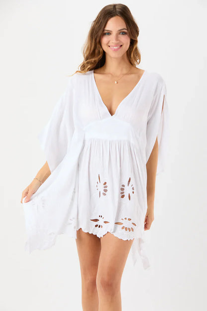 Tiare Hawaii Wild Heart Tunic - White