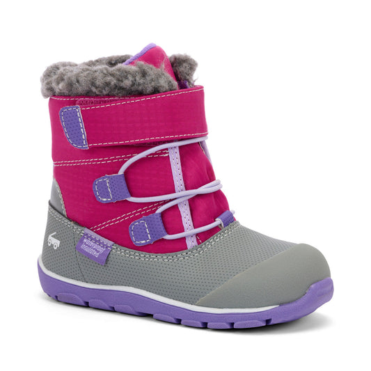 See Kai Run Girl's Gilman Waterproof/Insulated Berry Purple