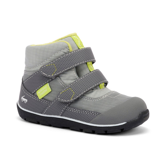 See Kai Run Boy's Atlas Waterproof/Insulated Gray/Lime