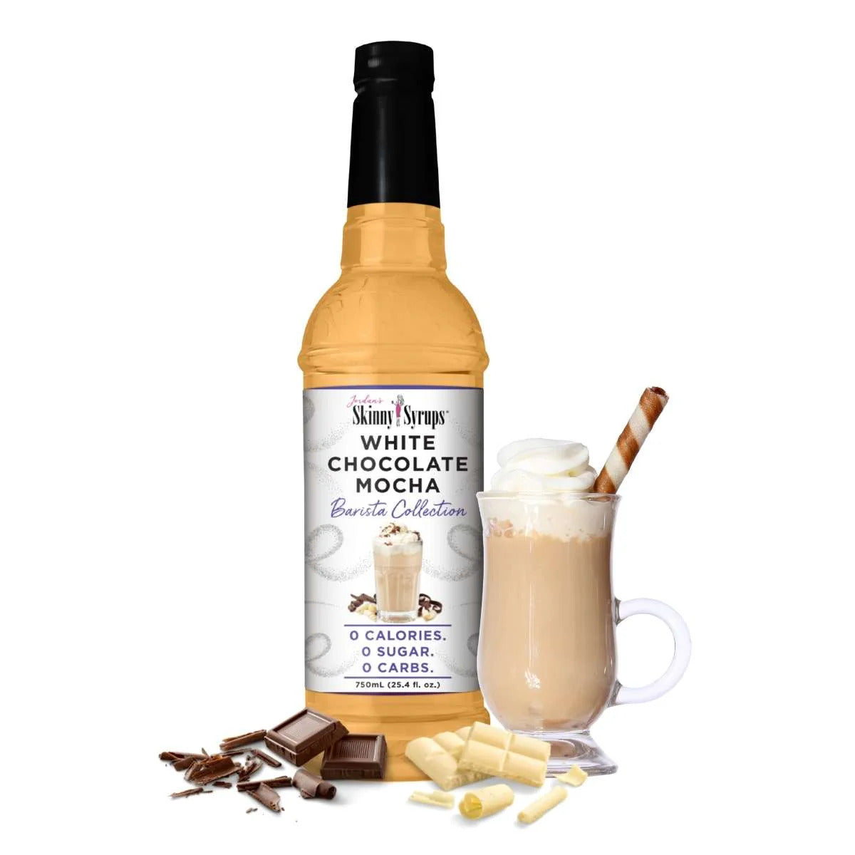 Skinny Mixes Sugar Free White Chocolate Mocha Syrup