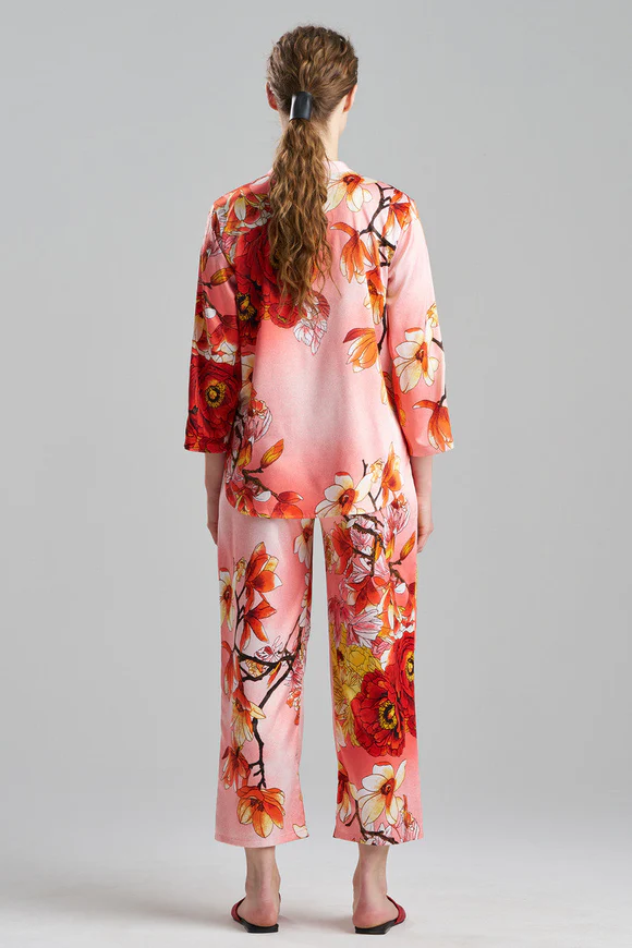 Natori Winter Peony Satin PJ
