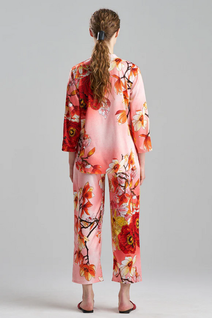 Natori Winter Peony Satin PJ