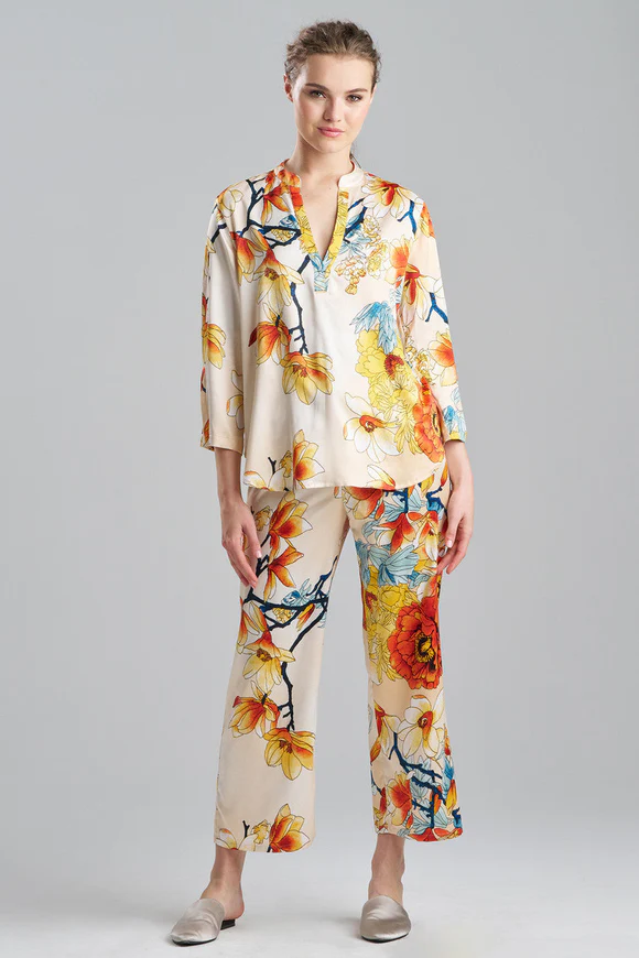 Natori Winter Peony Satin PJ